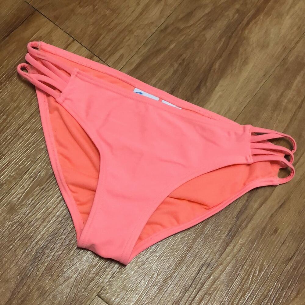 California Waves Orange Strap Bikini Size Medium